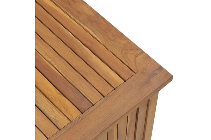 Hageboks 114x50x58 cm heltre teak - Brun - Hagemøbler - Øvrig utendørs - Tilbehør utendørs - Hagekrukker