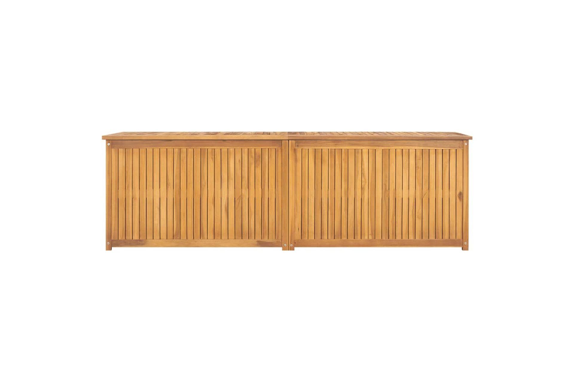 Hageboks 175x50x53 cm heltre teak - Brun - Hagemøbler - Øvrig utendørs - Tilbehør utendørs - Hagekrukker