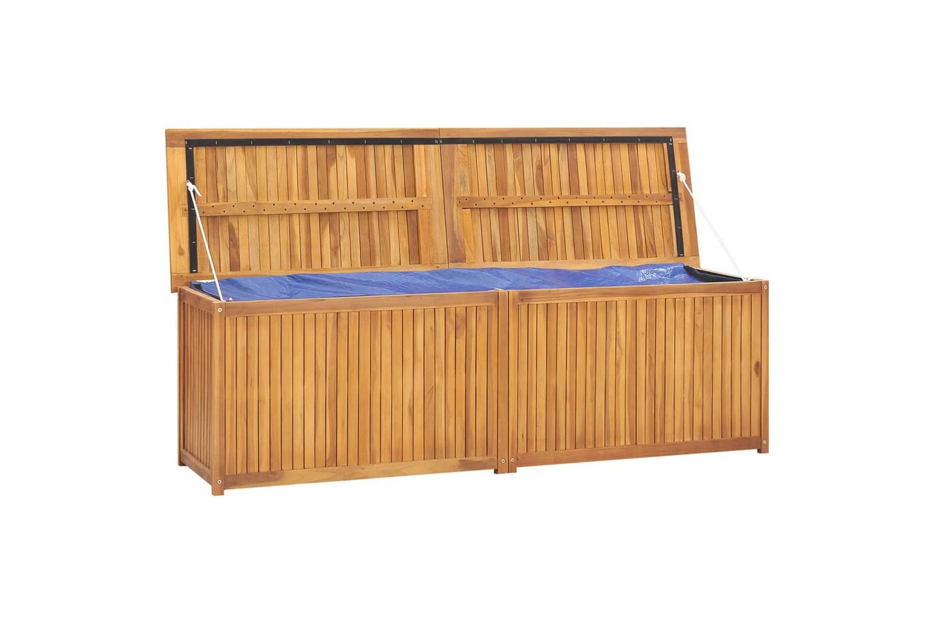 Hageboks 175x50x53 cm heltre teak - Brun - Hagemøbler - Øvrig utendørs - Tilbehør utendørs - Hagekrukker