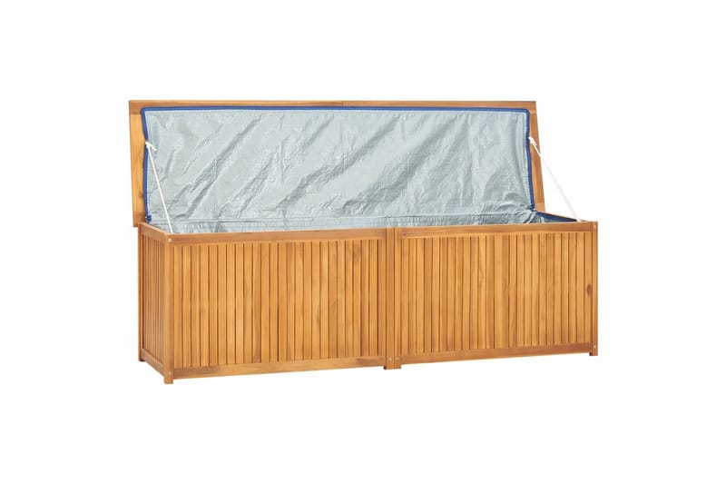 Hageboks 175x50x53 cm heltre teak - Brun - Hagemøbler - Øvrig utendørs - Tilbehør utendørs - Hagekrukker