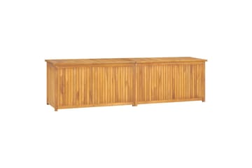 Hageboks 200x50x53 cm heltre teak - Brun - Hagemøbler - Øvrig utendørs - Tilbehør utendørs - Hagekrukker