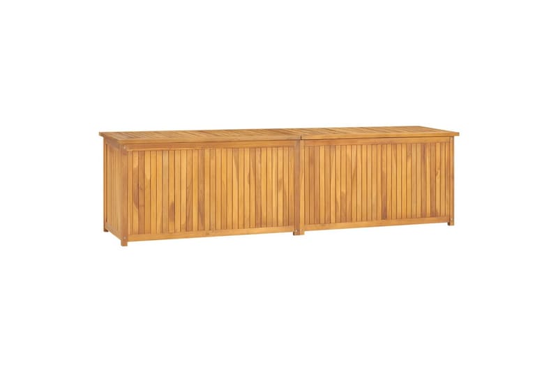 Hageboks 200x50x53 cm heltre teak - Brun - Hagemøbler - Øvrig utendørs - Tilbehør utendørs - Hagekrukker