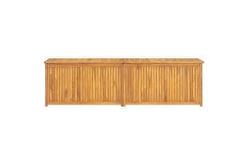 Hageboks 200x50x53 cm heltre teak - Brun - Hagemøbler - Øvrig utendørs - Tilbehør utendørs - Hagekrukker