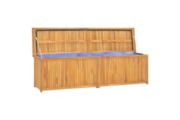 Hageboks 200x50x53 cm heltre teak - Brun - Hagemøbler - Øvrig utendørs - Tilbehør utendørs - Hagekrukker