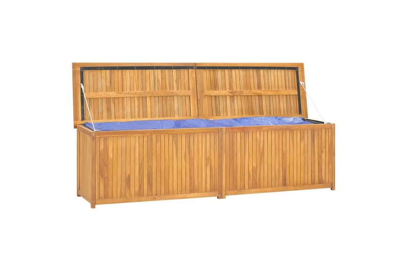 Hageboks 200x50x53 cm heltre teak - Brun - Hagemøbler - Øvrig utendørs - Tilbehør utendørs - Hagekrukker