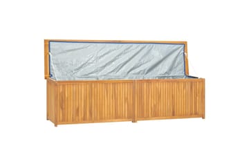 Hageboks 200x50x53 cm heltre teak - Brun - Hagemøbler - Øvrig utendørs - Tilbehør utendørs - Hagekrukker