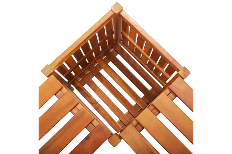 Hagehjørnebenk med plantekasse 117x117x40 cm heltre akasie - Hagemøbler - Øvrig utendørs - Tilbehør utendørs - Hagekrukker