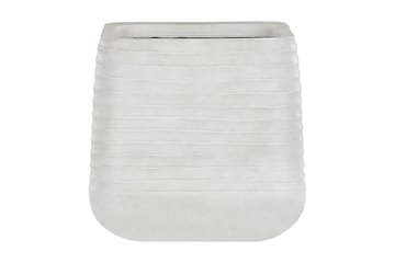 Krukke 50 x 50 x 49 cm Hvit PARIKIA - Hvit - Hagemøbler - Øvrig utendørs - Tilbehør utendørs - Hagekrukker