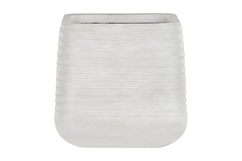 Krukke 50 x 50 x 49 cm Hvit PARIKIA - Hvit - Hagemøbler - Øvrig utendørs - Tilbehør utendørs - Hagekrukker