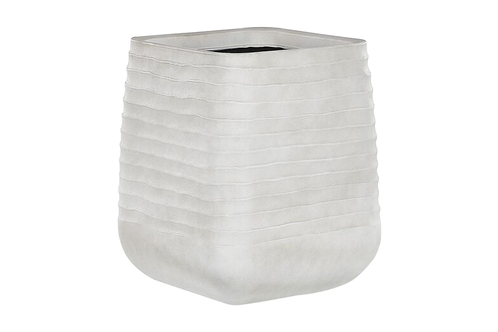 Krukke 50 x 50 x 49 cm Hvit PARIKIA - Hvit