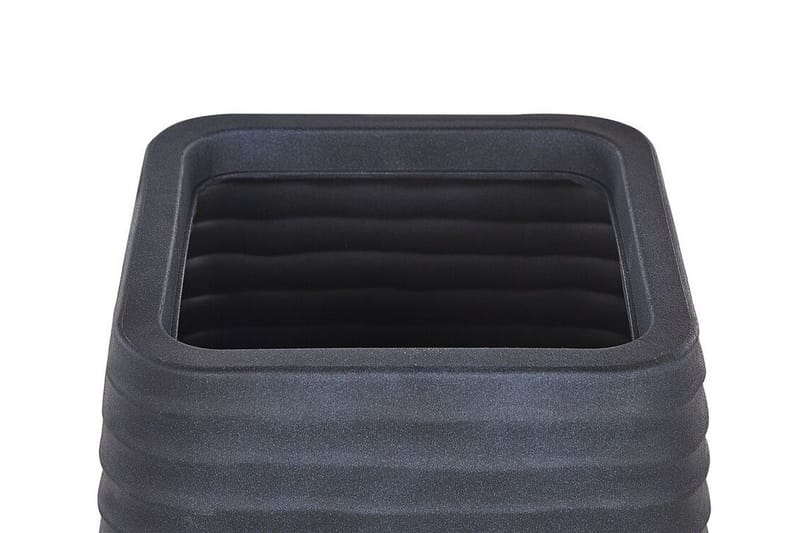 Krukke 50 x 50 x 49 cm svart PARIKIA - Svart - Hagemøbler - Øvrig utendørs - Tilbehør utendørs - Hagekrukker