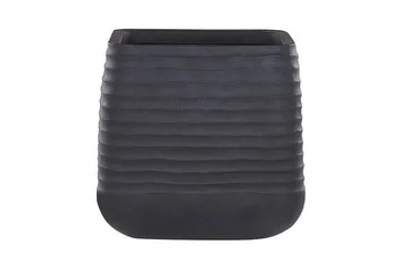 Krukke 50 x 50 x 49 cm svart PARIKIA - Svart - Hagemøbler - Øvrig utendørs - Tilbehør utendørs - Hagekrukker