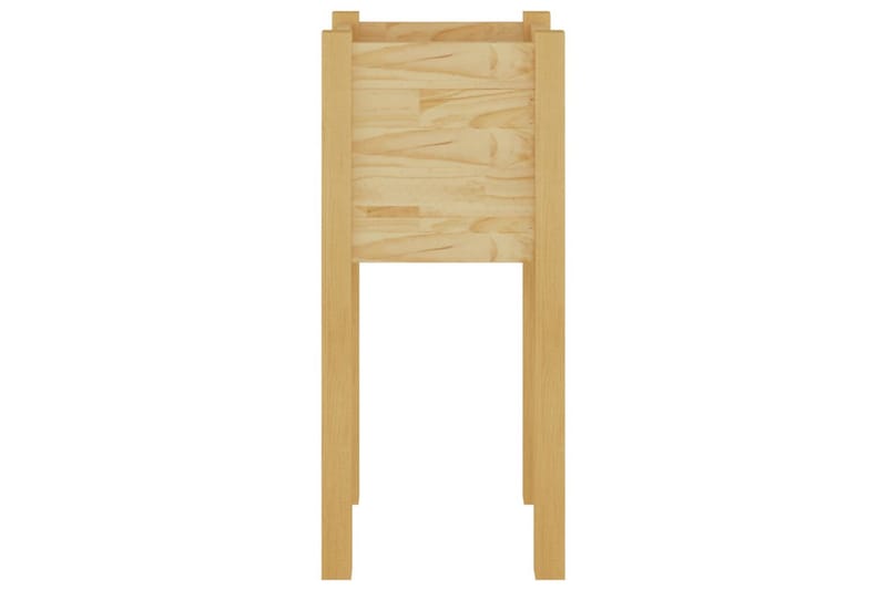 Plantekasse 31x31x70 cm heltre furu - Brun - Hagemøbler - Øvrig utendørs - Tilbehør utendørs - Hagekrukker