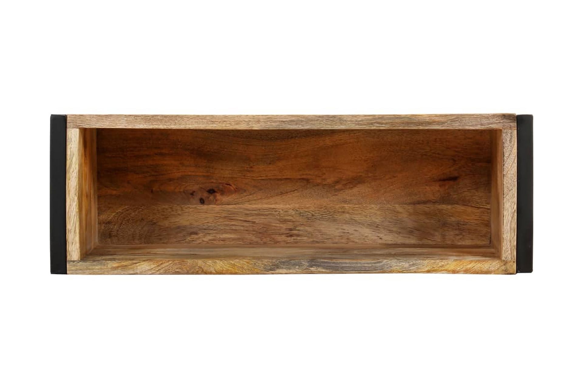 Plantekasse 60x20x68 cm grov heltre mango - Brun - Hagemøbler - Øvrig utendørs - Tilbehør utendørs - Hagekrukker