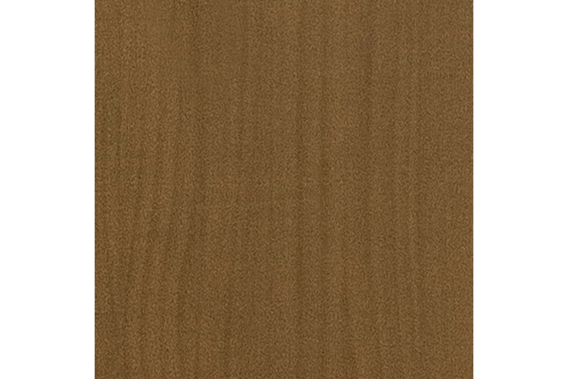Plantekasse honningbrun 31x31x31 cm heltre furu - Brun - Hagemøbler - Øvrig utendørs - Tilbehør utendørs - Hagekrukker