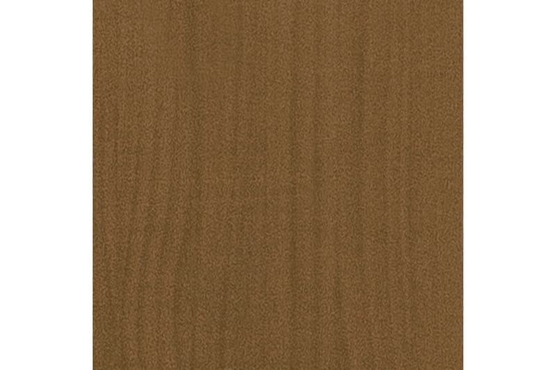 Plantekasse honningbrun 31x31x70 cm heltre furu - Brun - Hagemøbler - Øvrig utendørs - Tilbehør utendørs - Hagekrukker