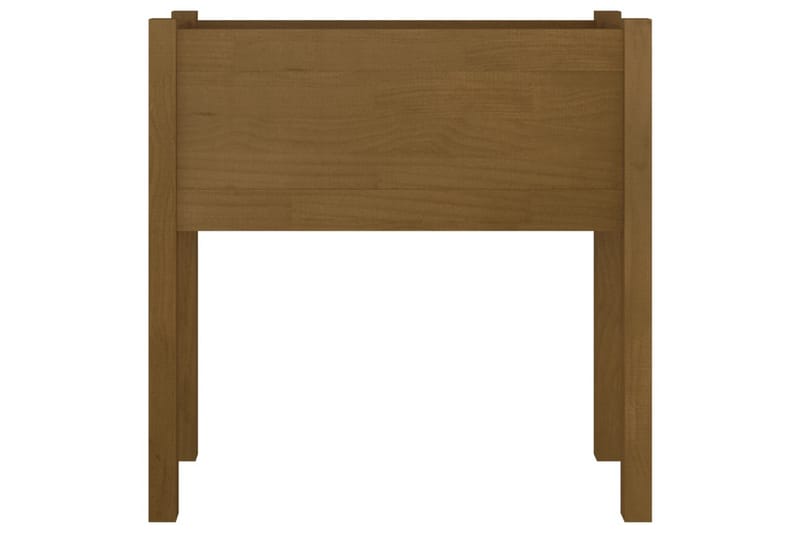 Plantekasse honningbrun 70x31x70 cm heltre furu - Brun - Hagemøbler - Øvrig utendørs - Tilbehør utendørs - Hagekrukker