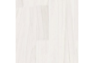Plantekasse hvit 31x31x31 cm heltre furu - Hvit - Hagemøbler - Øvrig utendørs - Tilbehør utendørs - Hagekrukker