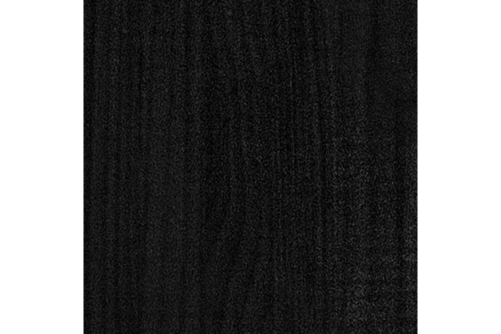 Plantekasse svart 50x50x70 cm heltre furu - Svart - Hagemøbler - Øvrig utendørs - Tilbehør utendørs - Hagekrukker