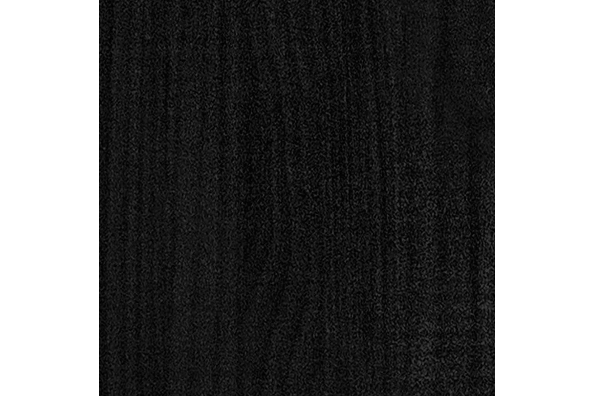 Plantekasse svart 50x50x70 cm heltre furu - Svart - Hagemøbler - Øvrig utendørs - Tilbehør utendørs - Hagekrukker