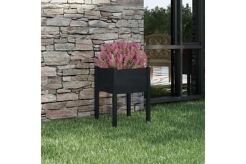 Plantekasse svart 50x50x70 cm heltre furu - Svart - Hagemøbler - Øvrig utendørs - Tilbehør utendørs - Hagekrukker