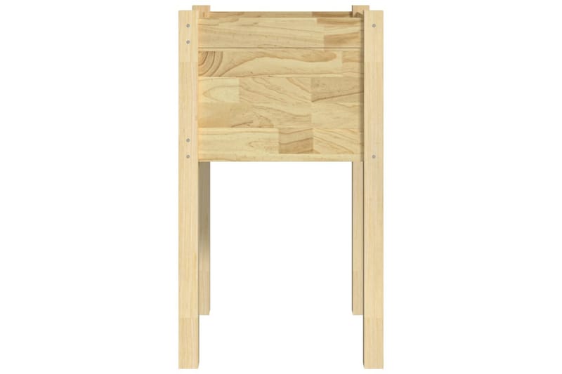 Plantekasser 2 stk 40x40x70 cm heltre furu - Brun - Blomsterkasser - Hagekrukker