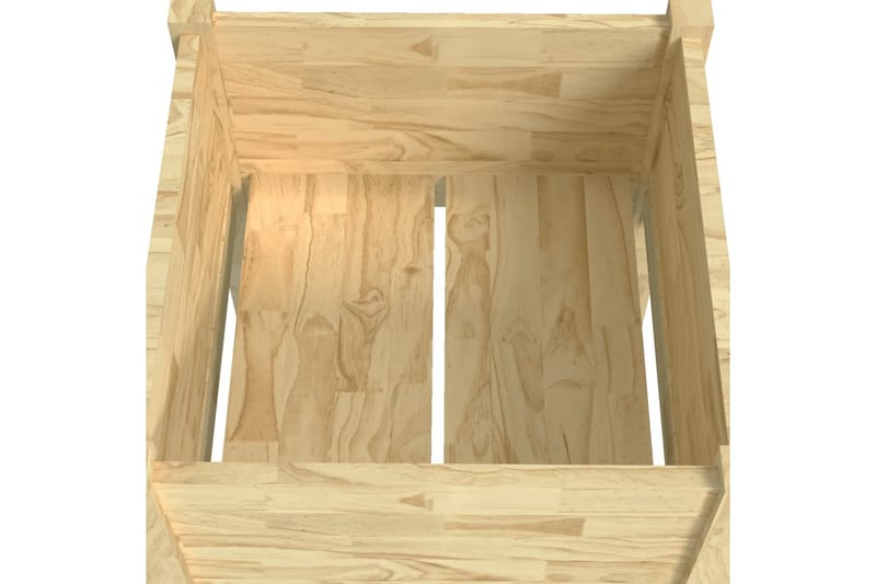 Plantekasser 2 stk 40x40x70 cm heltre furu - Brun - Hagemøbler - Øvrig utendørs - Tilbehør utendørs - Hagekrukker