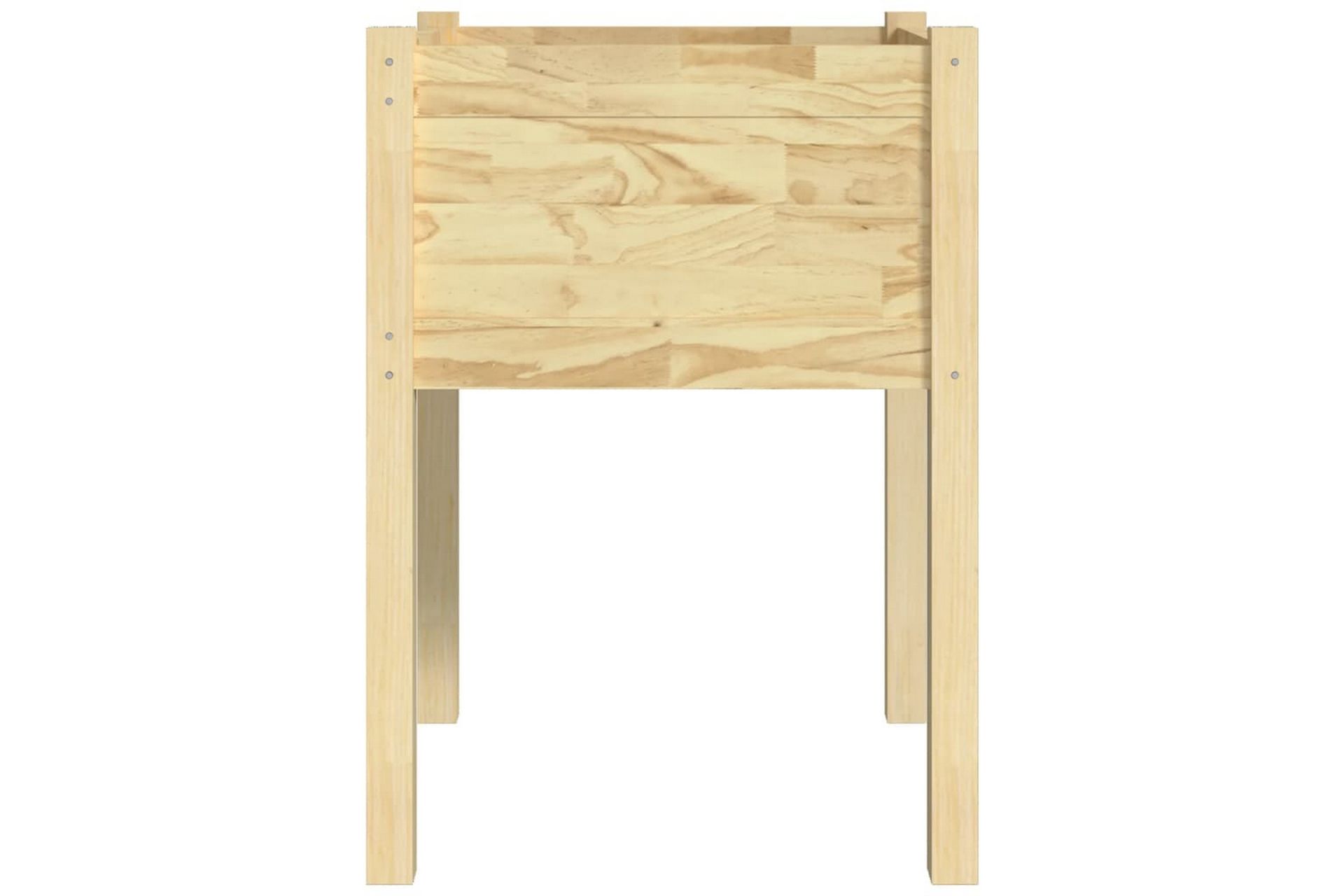 Plantekasser 2 stk 50x50x70 cm heltre furu - Brun - Hagemøbler - Øvrig utendørs - Tilbehør utendørs - Hagekrukker