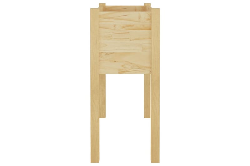 Plantekasser 2 stk 70x31x70 cm heltre furu - Brun - Blomsterkasser - Hagekrukker