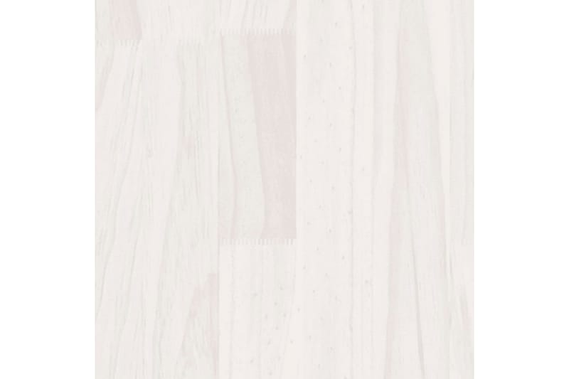 Plantekasser 2 stk hvit 70x31x70 cm heltre furu - Hvit - Hagemøbler - Øvrig utendørs - Tilbehør utendørs - Hagekrukker