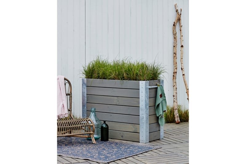 PLUS Cubic Blomsterkasser med Hjul 95 cm - Hagemøbler - Øvrig utendørs - Tilbehør utendørs - Hagekrukker
