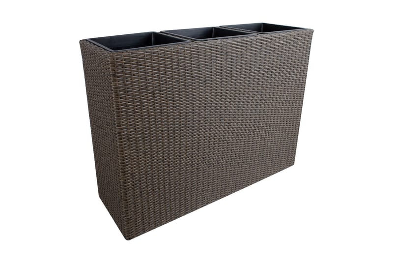 Wicker Dyrkingskasse 110x39xH88 cm Mørkebrun - Hagemøbler - Øvrig utendørs - Tilbehør utendørs - Hagekrukker