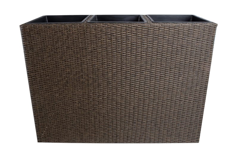 Wicker Dyrkingskasse 110x39xH88 cm Mørkebrun - Hagemøbler - Øvrig utendørs - Tilbehør utendørs - Hagekrukker