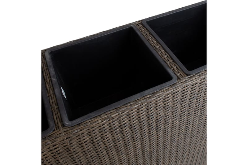 Wicker Dyrkingskasse 110x39xH88 cm Mørkebrun - Hagemøbler - Øvrig utendørs - Tilbehør utendørs - Hagekrukker