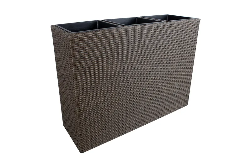 Wicker Dyrkingskasse 110x39xH88 cm Mørkebrun, undefined