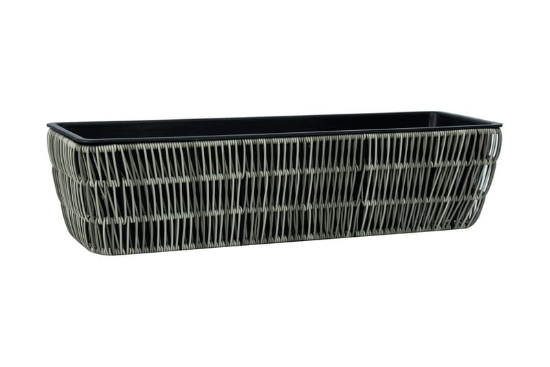 Wicker Dyrkingskasse 60x19xH15 cm Grå - Hagemøbler - Øvrig utendørs - Tilbehør utendørs - Hagekrukker