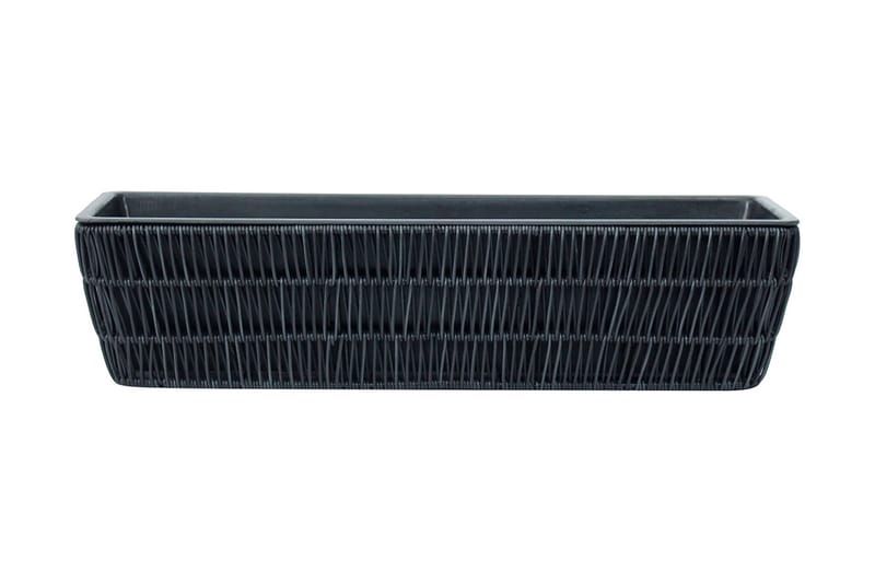 Wicker Dyrkingskasse 60x19xH15 cm Svart - Hagemøbler - Øvrig utendørs - Tilbehør utendørs - Hagekrukker