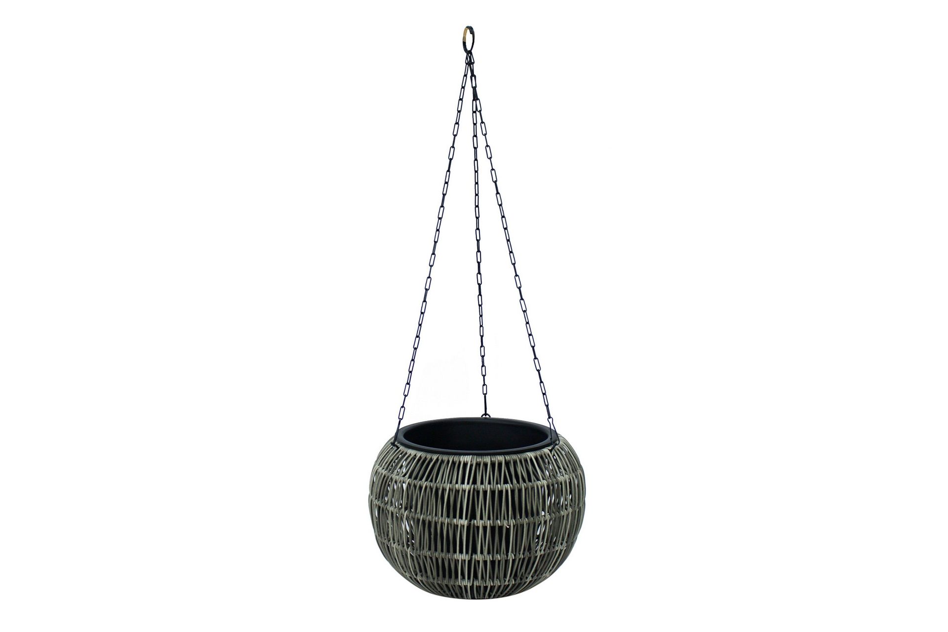 Wicker Hengende Krukke D32xH22 cm Grå -