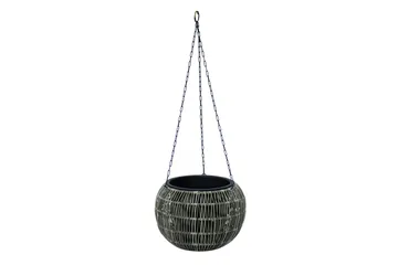 Wicker Hengende Krukke D32xH22 cm Grå - Hagemøbler - Øvrig utendørs - Tilbehør utendørs - Hagekrukker