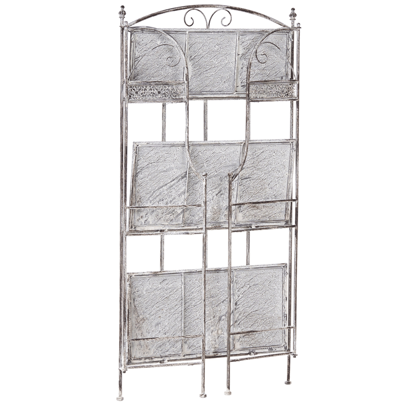 Hylle utendørs Villadose 60 cm - Grå - Hagemøbler - Øvrig utendørs - Tilbehør utendørs - Hyller utendørs