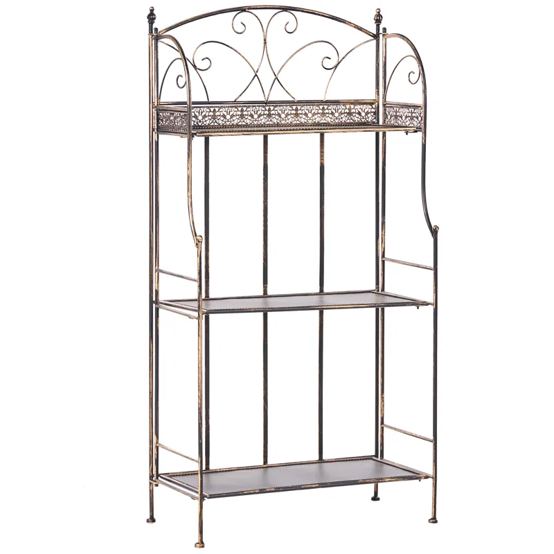 Hylle utendørs Villadose 60 cm, Svart