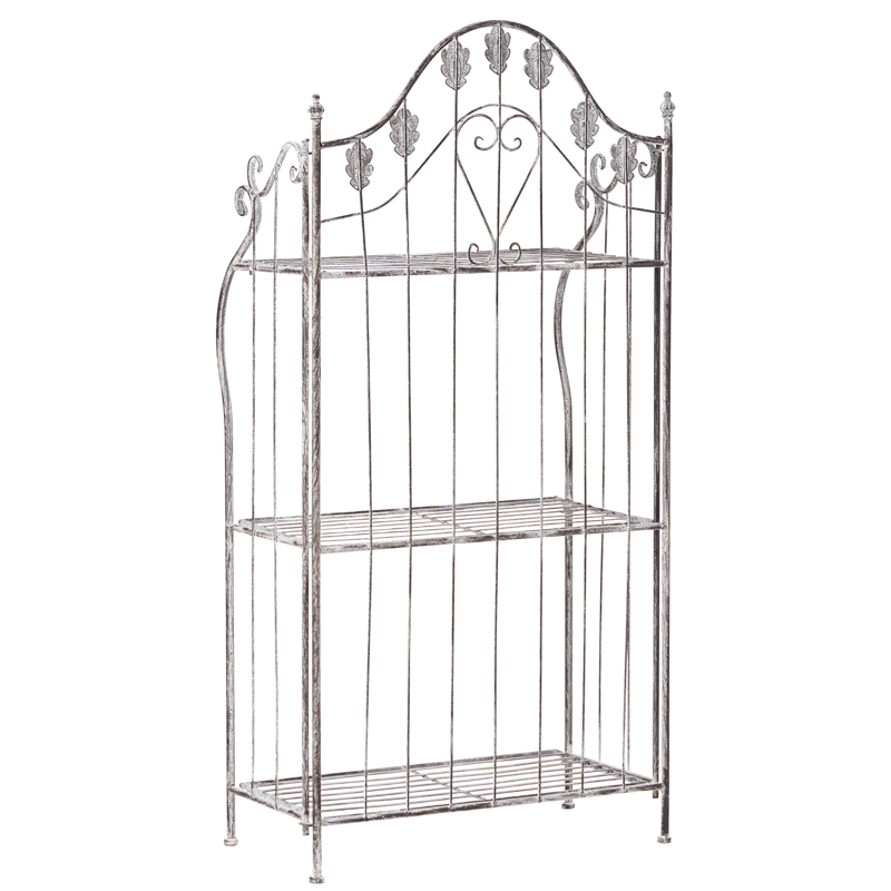 Hylle utendørs Visano 59 cm - Grå - Hagemøbler - Øvrig utendørs - Tilbehør utendørs - Hyller utendørs