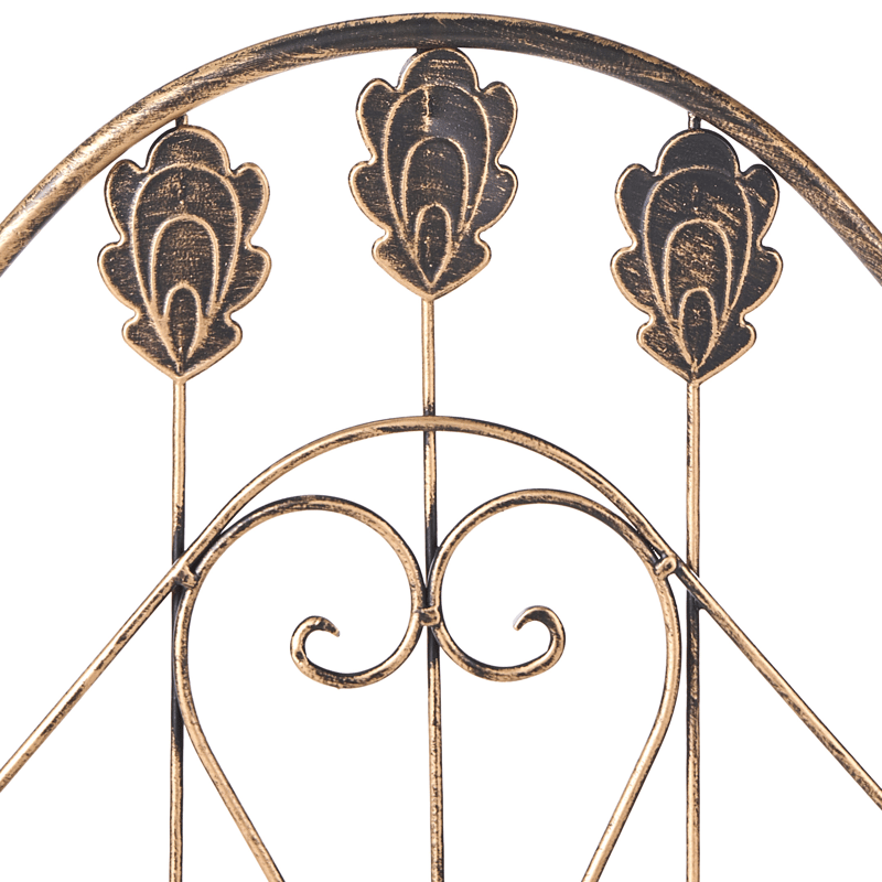 Hylle utendørs Visano 59 cm - Svart - Hagemøbler - Øvrig utendørs - Tilbehør utendørs - Hyller utendørs