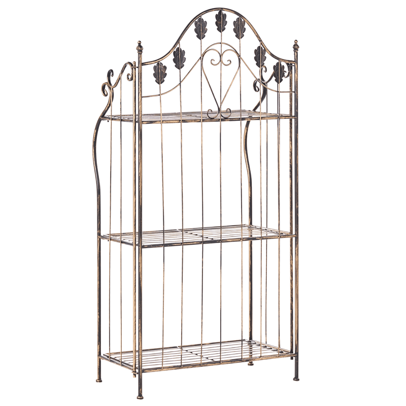 Hylle utendørs Visano 59 cm - Svart - Hagemøbler - Øvrig utendørs - Tilbehør utendørs - Hyller utendørs