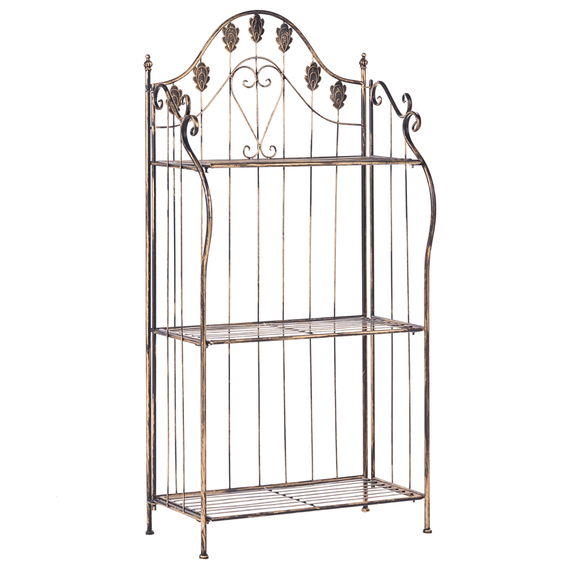 Hylle utendørs Visano 59 cm, Svart