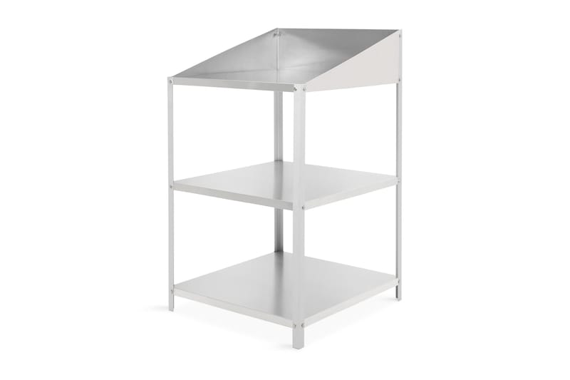 Drivhushylle 56x56x92 cm - Sølv - Hagemøbler - Øvrig utendørs - Tilbehør utendørs - Hyller utendørs