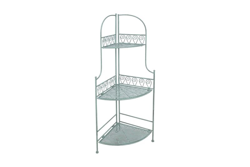 Mint Hjørnehylle 49x34x118 cm Antikkgrønn - Hagemøbler - Øvrig utendørs - Tilbehør utendørs - Hyller utendørs