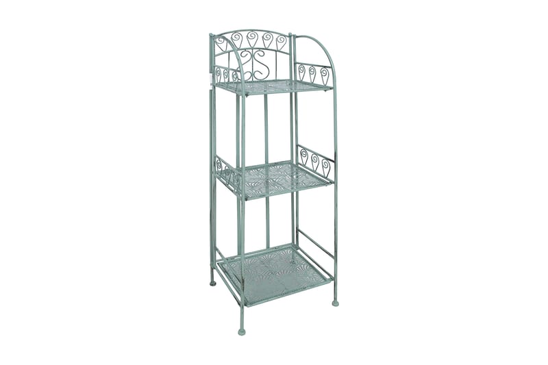 Mint Hylle 34x27x114 cm Antikkgrønn - Hagemøbler - Øvrig utendørs - Tilbehør utendørs - Hyller utendørs