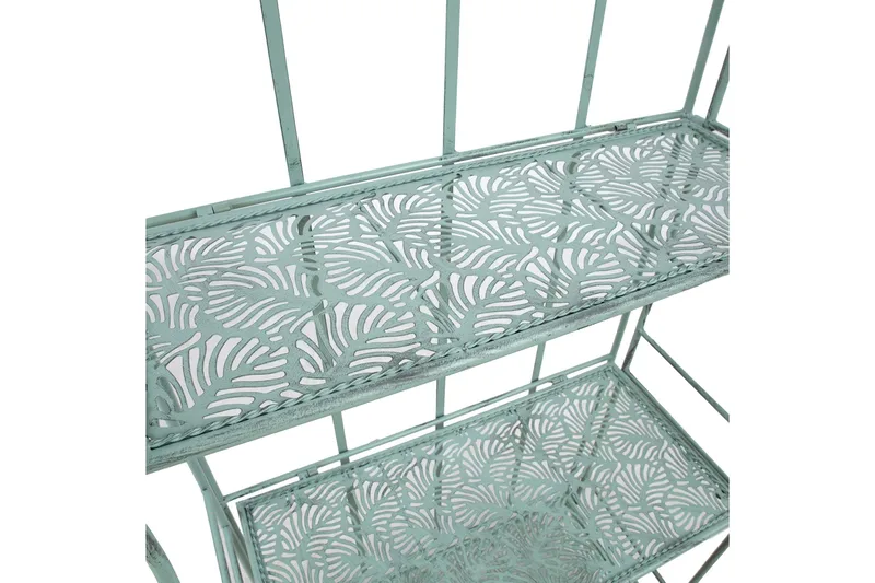 Mint Hylle 62x32x156 cm Antikkgrønn - Hagemøbler - Øvrig utendørs - Tilbehør utendørs - Hyller utendørs