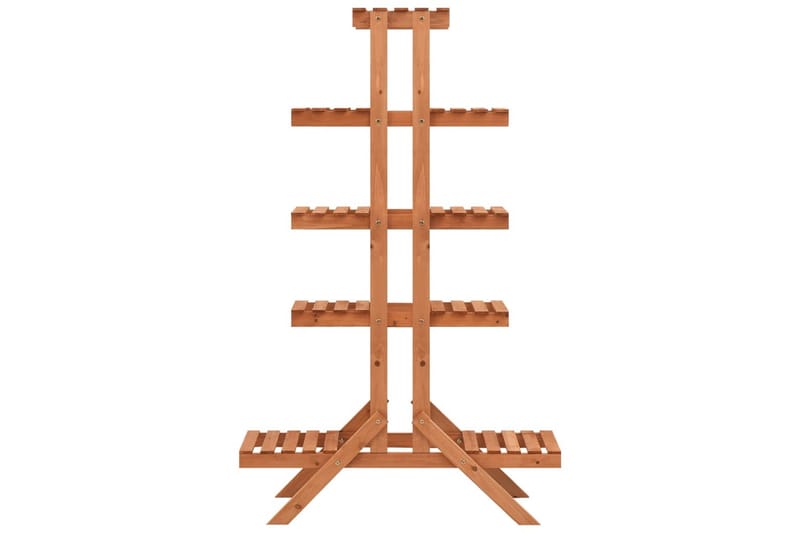 Plantestativ 83x25x132 cm heltre gran - Oransj - Hagemøbler - Øvrig utendørs - Tilbehør utendørs - Hyller utendørs